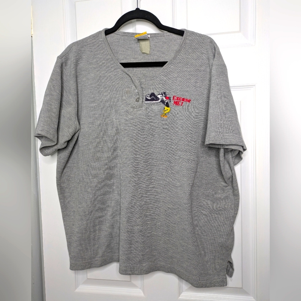 Y2K Vintage Looney Tunes Tweety And Sylvester Excuse Me Shirt Women's Large